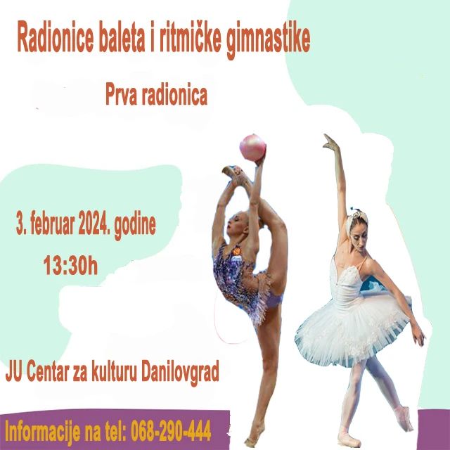 Radionice baleta i ritmičke gimnastike