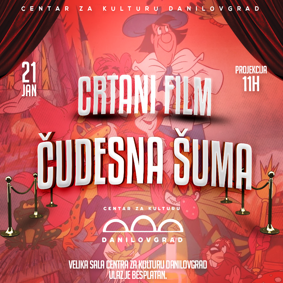 Projekcija crtanog filma “Čudesna šuma”