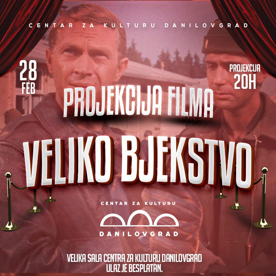 Projekcija filma “Veliko bjekstvo”