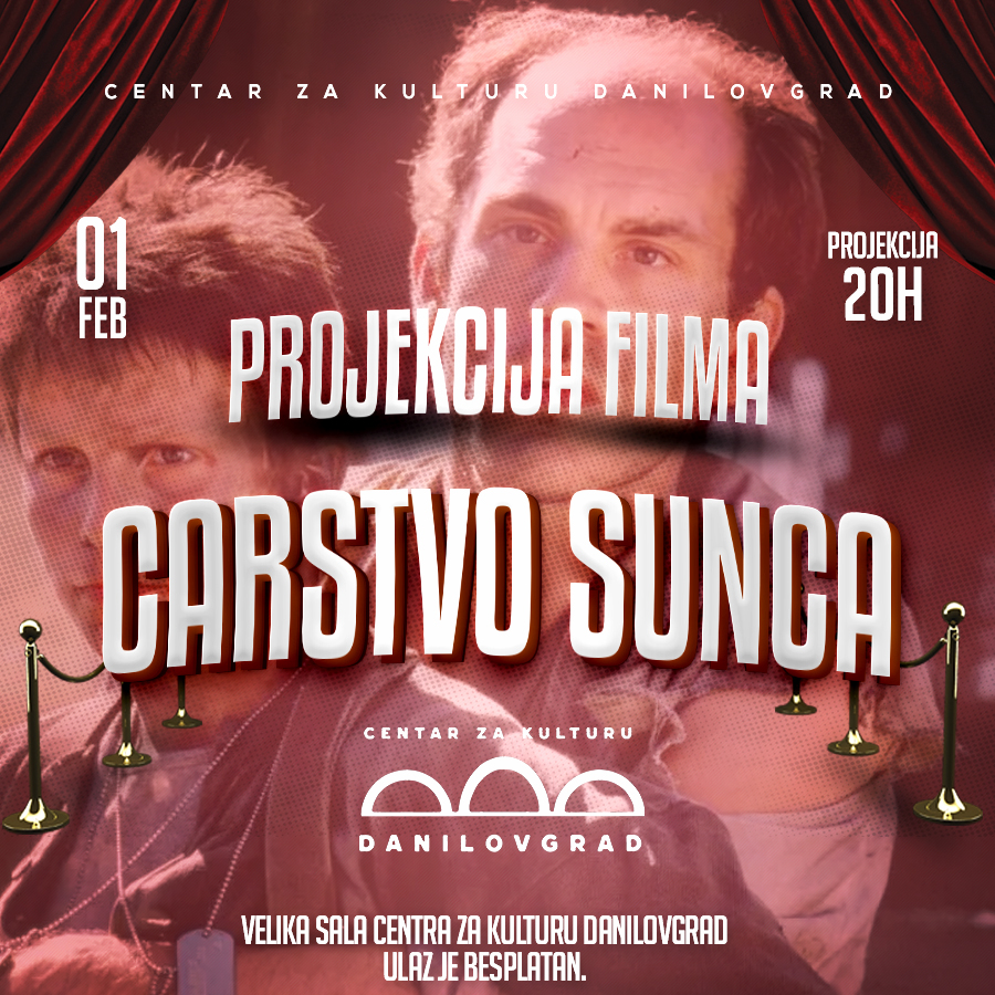 Projekcija filma “Carstvo sunca”