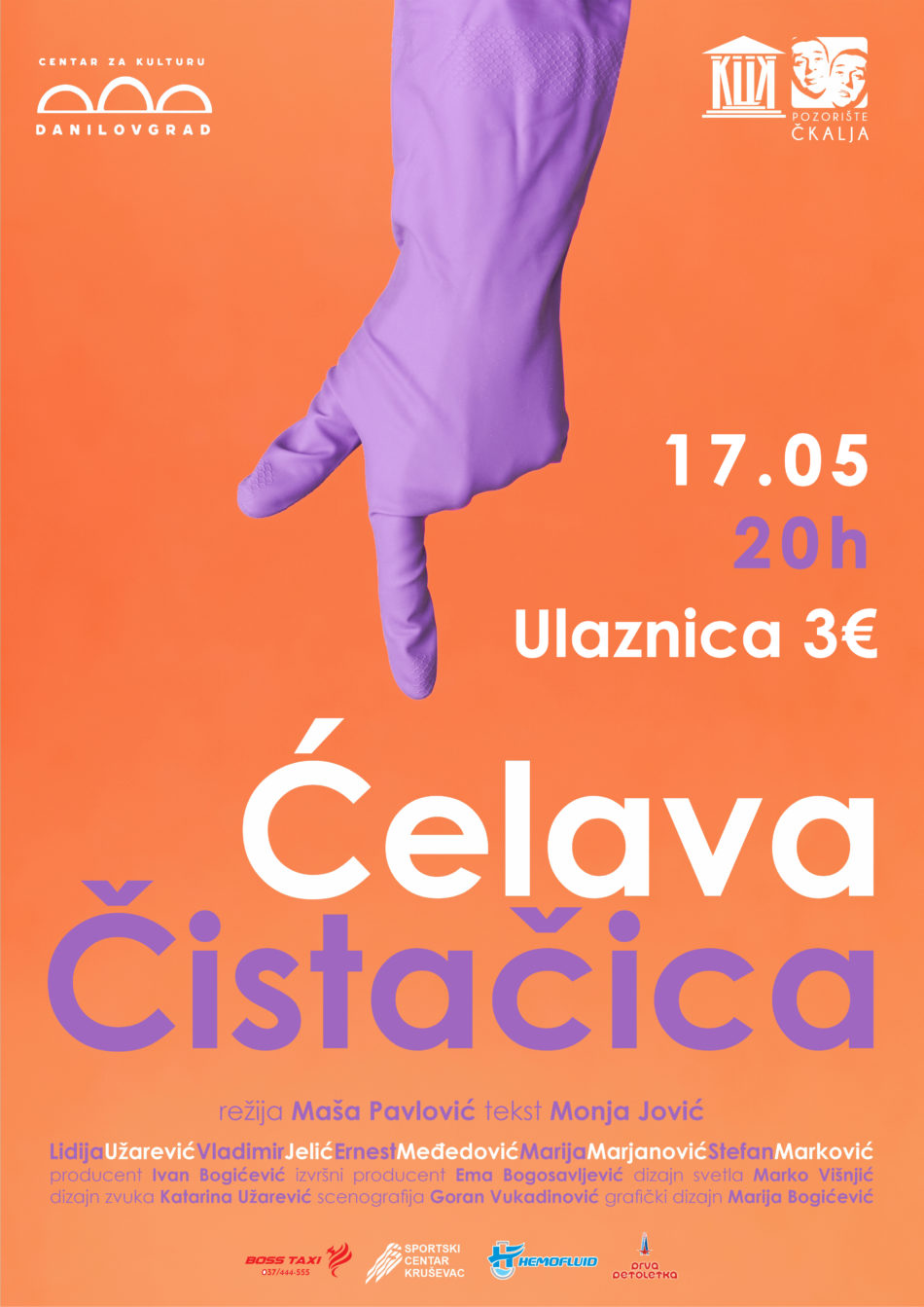 Pozorišna predstava “Ćelava čistačica”