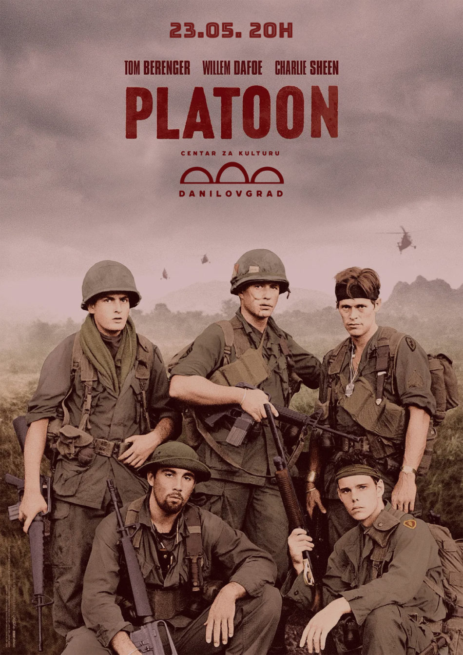 Projekcija filma “Platoon”