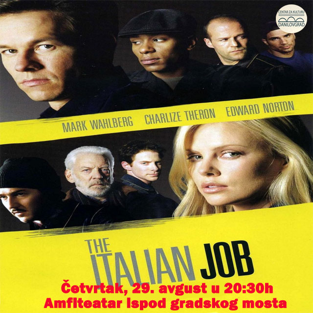 Projekcija filma The Italian Job (2003)